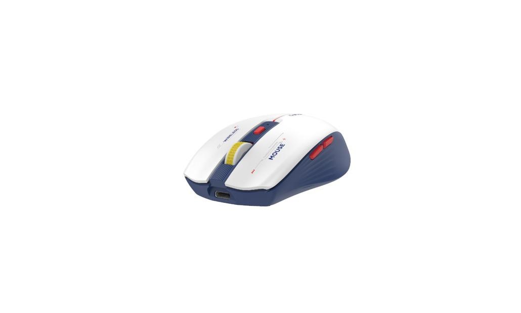 Mouse Serioux Flow 207 Wireless, reincarcabil USB-C, Albastru, senzor: Optic, DPI: 800/1200/ 1600, conexiune: Dongle USB 2,4 GHz, banda de frecventa: 2,4 GHz, click silentios, alimentare: 1 baterie AA, 1,5 V , cerințe OS: Win, Mac, Vista - 1 | YEO