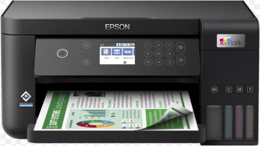 Multifunctional inkjet color Epson EcoTank CISS L6260, dimensiune A4 (Printare,Copiere, Scanare), printare borderless, viteza 33ppm alb-negru, 20ppm color, rezolutie 4800x1200 dpi, alimentare hartie 250 coli, duplex automat ,scanner CIS rezolutie