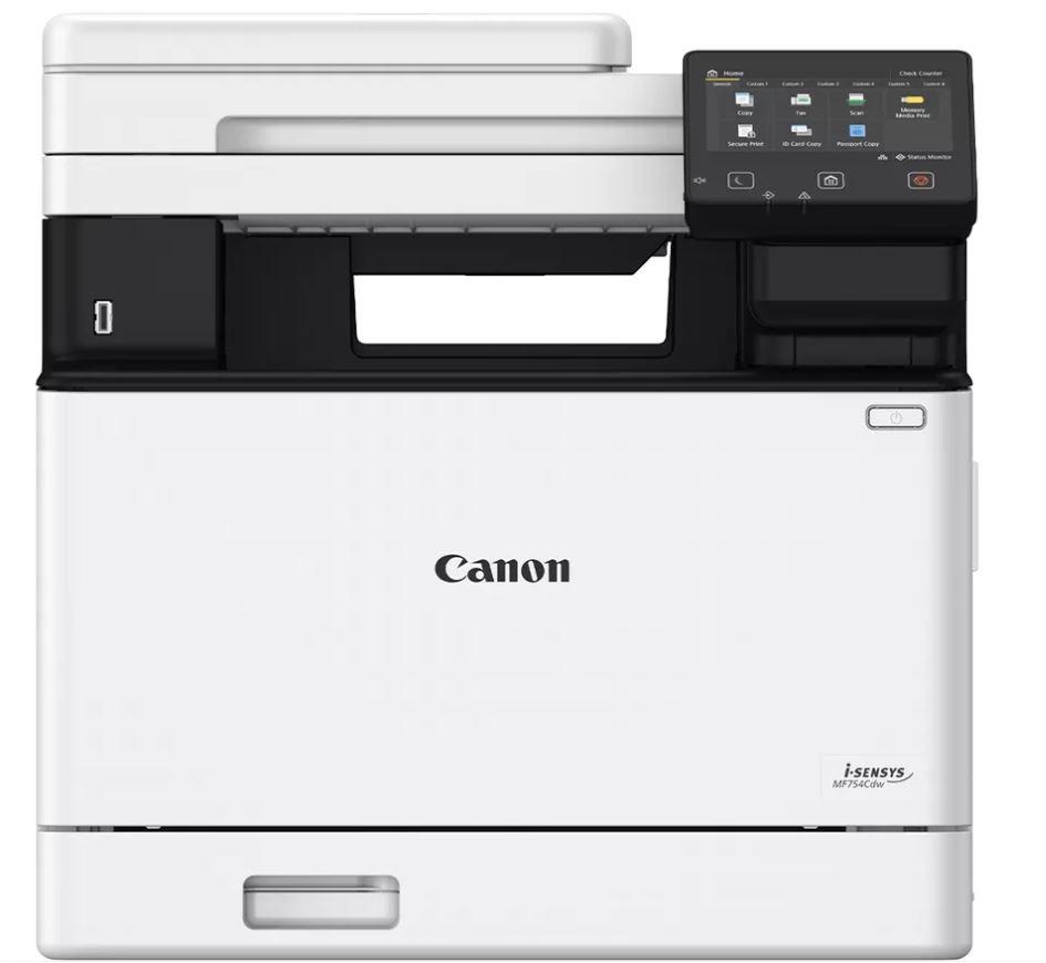 Multifunctional laser color Canon MF752CDW, dimensiune A4(Printare ,Copiere, Scanare), viteza max 33ppm alb-negru si color,rezolutie max1200x1200dpi, memorie 1 GB RAM,alimentare hartie 250 coli+50 coli multi-purpose+50 coli ADF, limbaj de printareUFRII, - 1 | YEO