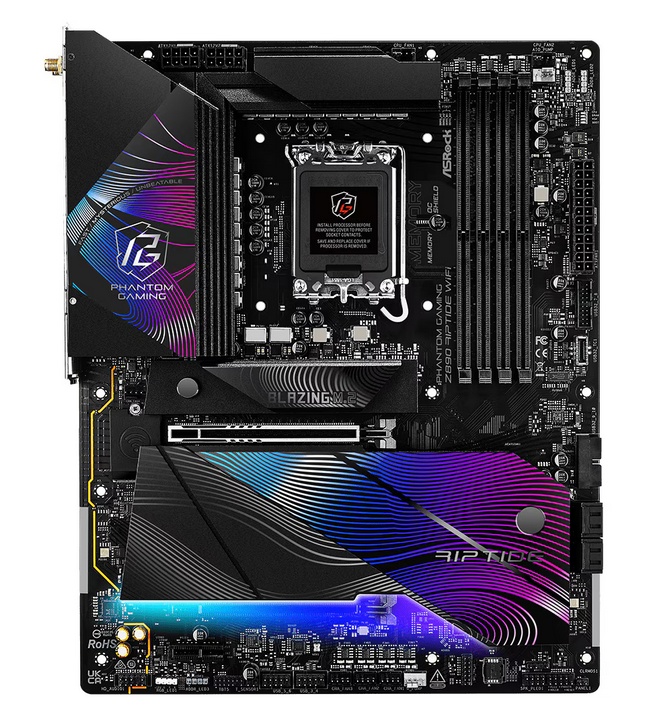 Placa de Baza ASROCK PHANTOM GAMING Z890 RIPTIDE WIFI LGA1851 - 1 | YEO