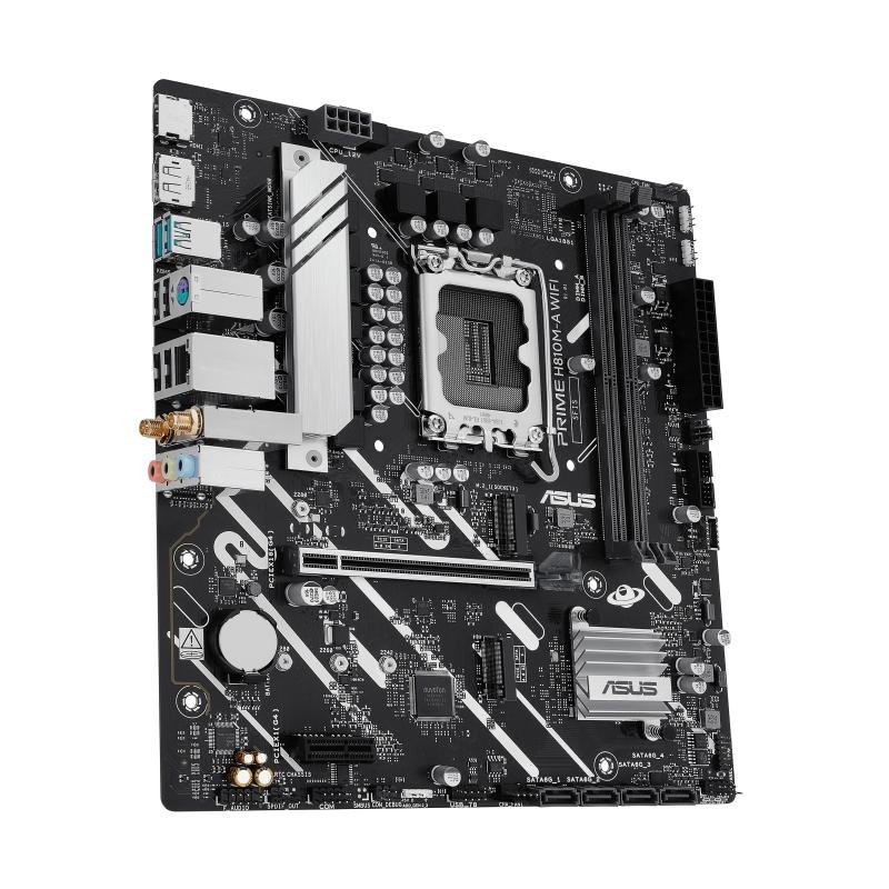 Placa de Baza ASUS PRIME H810M-A WIFI LGA1851, 2x DDR5, 1x DP 1x HDMI, 1x PCIE 4.0 x16 1x PCIE 4.0 x1, 2x M.2, 4x SATA 6GB/s, mATX - 2 | YEO