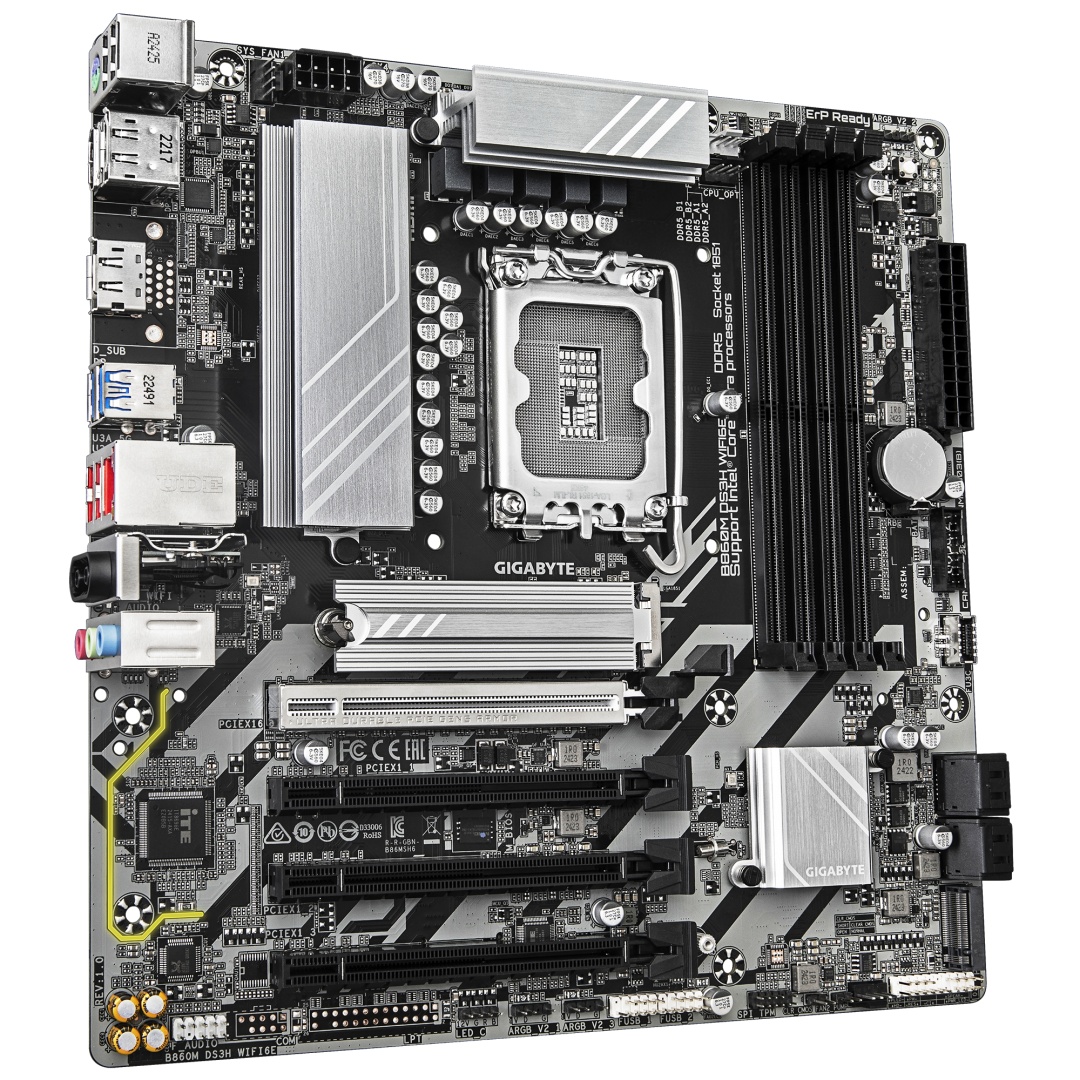 Placa de Baza GIGABYTE B860M DS3H WIFI6E LGA1851 - 2 | YEO