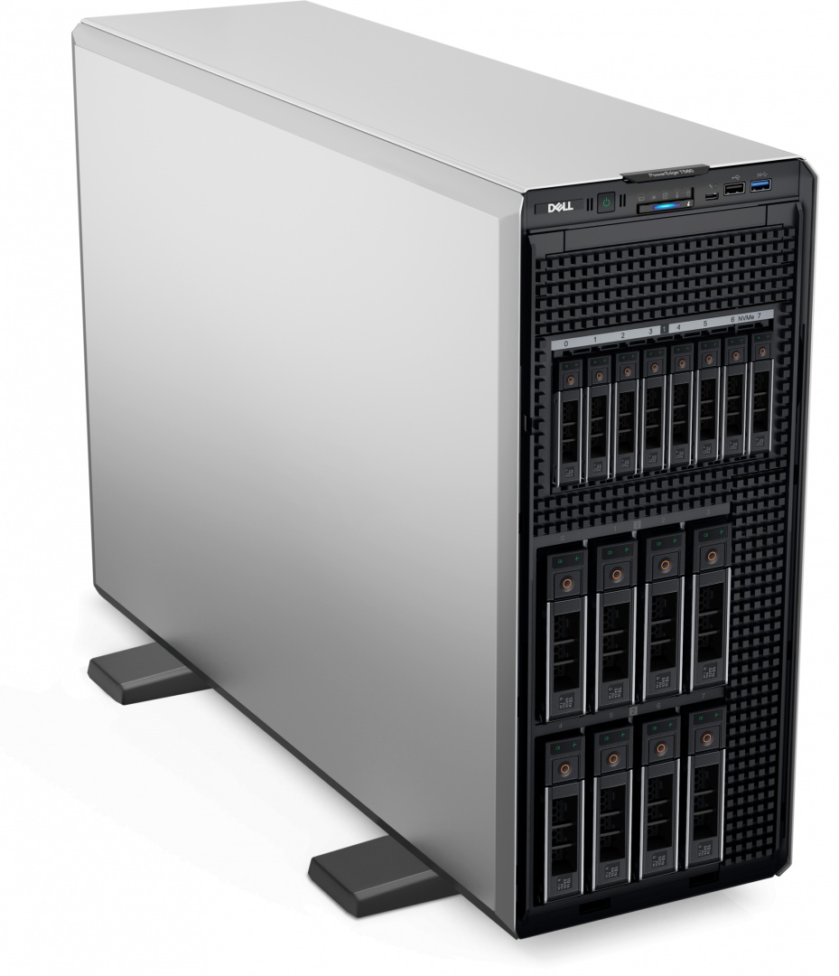 PowerEdge T560 Tower Server Intel Xeon Silver 4410Y 2G, 12C/24T, 16GT/s, 30M Cache, Turbo, HT (150W) DDR5-4000, 16GB RDIMM, 5600MT/s, Single Rank, 480GB SSD SATA Read Intensive 6Gbps 512 2.5in Hot-plug AG Drive,3.5in HYB CARR, 8X3.5 SAS/SATA, 1 CPU,