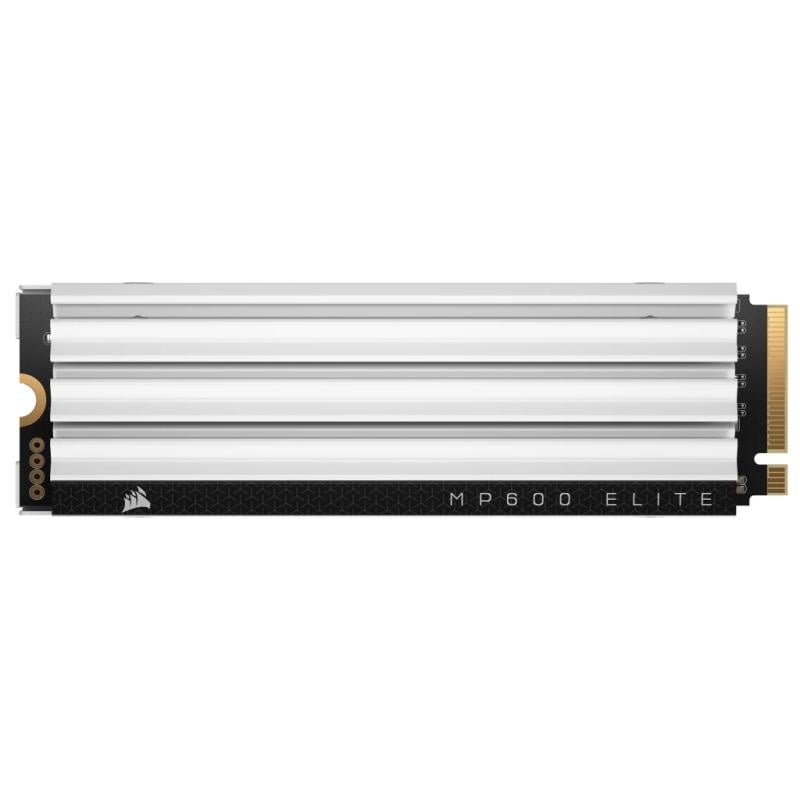 SSD CORSAIR MP600 ELITE 2TB PCIe Gen4 x4 NVMe M.2 SSD for PS5 – Optimized for PlayStation 5, Seq Read 7000MB/s Seq Write 6500MB/s, low profile heatsink, white - 2 | YEO