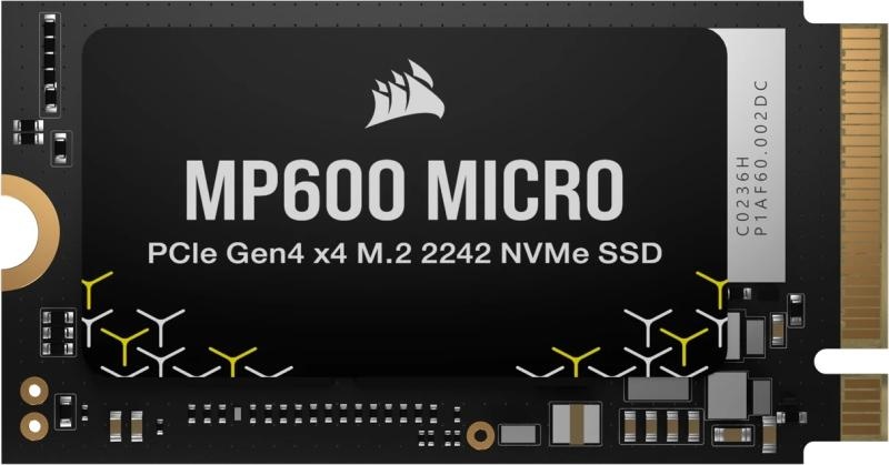 SSD Corsair MP600 MICRO Capacitate 1TB M.2 2242 NVME PCIE GEN4 - 2 | YEO