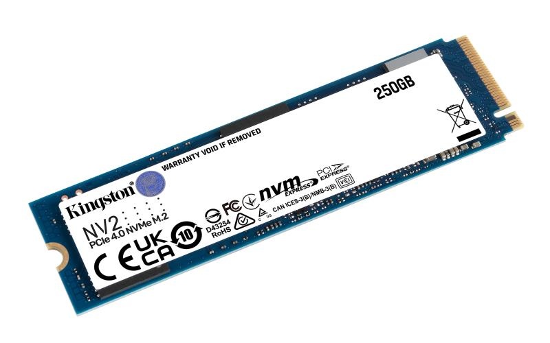 SSD Kingston, SNV2S, M2-2280, 250GB, PCI Express 3.0 x4 NVMe - 2 | YEO