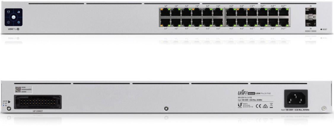 Switch Ubiquiti UniFi PRO USW-PRO-24-POE, 24 port, 10/100/1000 Mbps