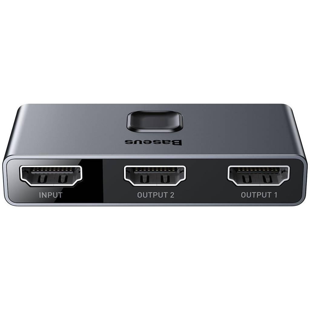 Switch video Baseus Matrix, HDMI bidirectional – 2x HDMI 4K / 30 Hz, gri - 2 | YEO