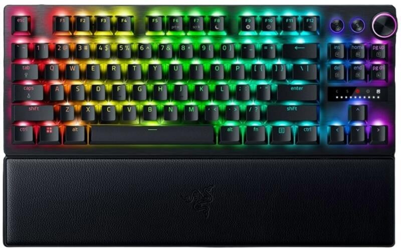 Tastatura mecanica Razer Huntsman V3 Pro Tenkeyless , iluminare Razer Chroma RGB, US layout, neagra - 1 | YEO