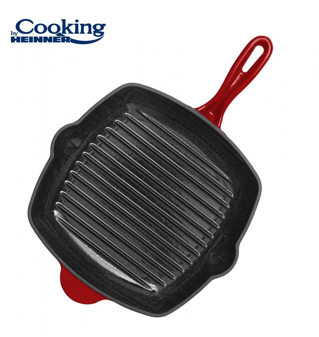 TIGAIE GRILL FONTA 26.5X4.5 CM, RED LINE, COOKING BY HEINNER