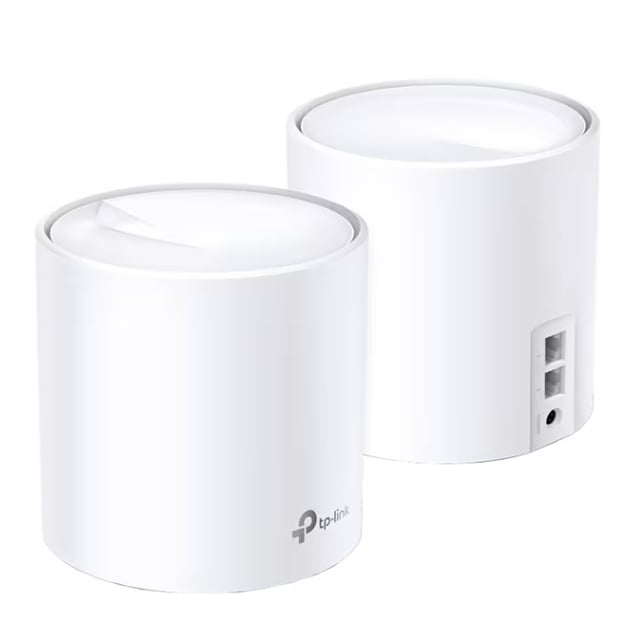 TP-Link DECO X10(2-PACK) Sistem Mesh Wi-Fi 6 Dual-Band AX1500 cu acoperire în toată locuința, Standarde wireless: IEEE 802.11ax/ac/n/a 5 GHz, IEEE 802.11n/b/g 2.4 GHz, Viteza wireless: 5 GHz: 1201 Mbps, 2.4 GHz: 300 Mbps, 2 x antene interne, pachet cu