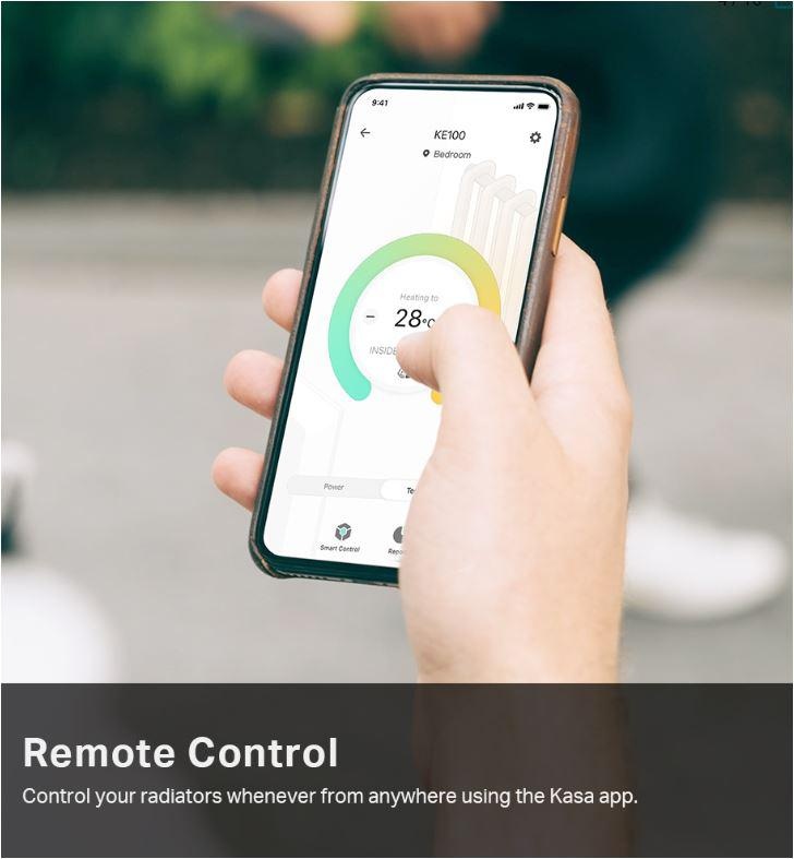 TP-LINK KE100 KIT, Termostat smart wireless pentru calorifer, 2.4 GHz Wi-Fi, 868 MHz, Android 5.0 sau mai recentă, iOS 10 sau mai recentă. - 2 | YEO