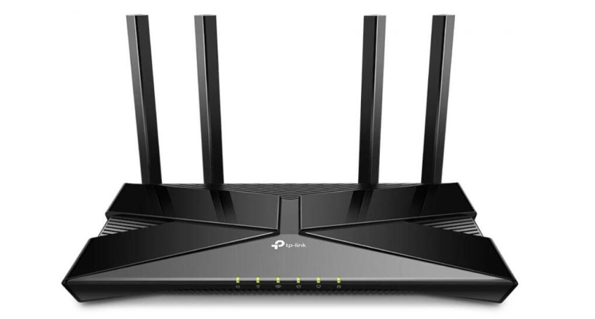 TP-LINK Wireless Router, ARCHER AX23; AX1800, Quad-Core CPU, Dual-Band, 5 GHz: 1201 Mbps (802.11ax), 2.4 GHz: 574 Mbps (802.11ax), Standard and Protocol: WI-FI 6, IEEE 802.11ax/ac/n/a 5 GHz, IEEE 802.11ax/n/b/g 2.4 GHz 4× Fixed Antennas, 1 × 1000/100/10