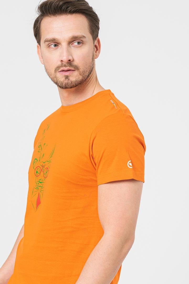 TRICOU CERB FAMILIE BARBATI ORANGE-M - 3 | YEO