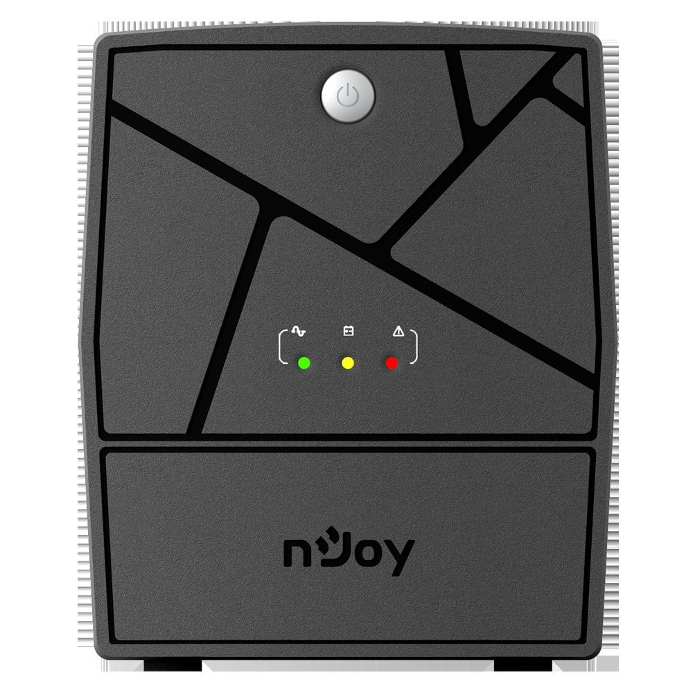 UPS NJOY Keen 1000, 1000 VA/600W, Line-interactive, 4 Prize Schuko cu Protectie, Repornire Automata, Reglaj Automat al Tensiunii - 1 | YEO