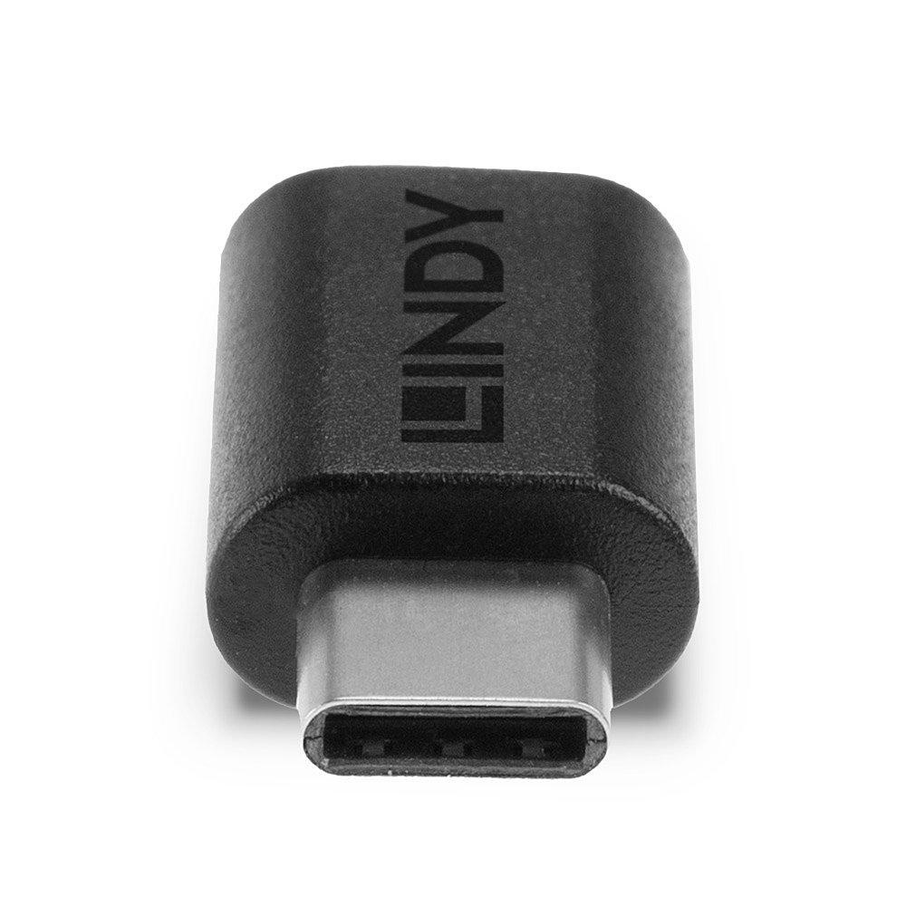 Adaptor Lindy USB 3.2 Type C la C, dimensiuni 26.5x13x7.5mm, latime de banda suportata 20Gbps, negru - 1 | YEO