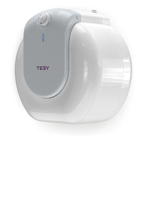 Boiler electric Tesy Compact Line TESY GCU1515L52RC, putere 1500 W, capacitate 15 L, presiune 0.9 Mpa, izolatie 19 mm, instalare sub chiuveta, control mecanic, clasa energetica C, protectie sticla ceramica, timp incalzire 35 min, termostat reglabil,