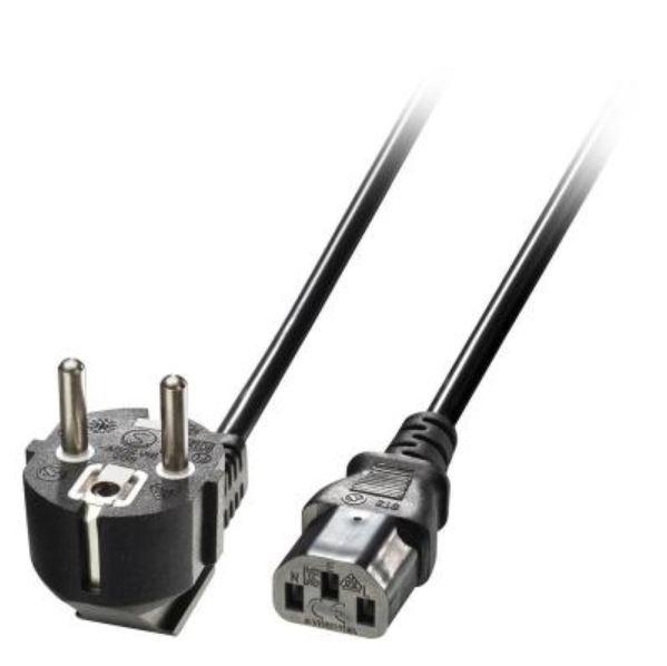 Cablu alimentare schuko Lindy IEC C13, 2m, negru Technical details Connector A: Schuko Connector B: IEC C13 Cable type: H05-VVF 3G*0.75mm² Number of wires: 3 Wire cross-section: 0.75mm² Available lengths: 0.7m - 5m Operating temperature: ca. -10 to