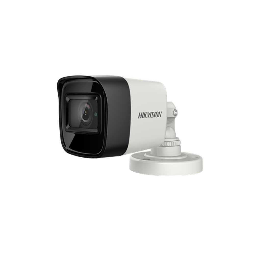 Camera de supraveghere Hikvision Turbo HD Outdoor Bullet, DS-2CE16H8T- IT3F(2.8mm); 5MP; Fixed Lens: 2.8mm; 5MP@20fps, 4MP@25fps(P)/30fps(N) (Default), EXIR, 40m IR, Outdoor EXIR Bullet, ICR, 0.005 Lux/F1.2, 12VDC, Smart IR, True WDR,3D DNR, OSD Menu(Up