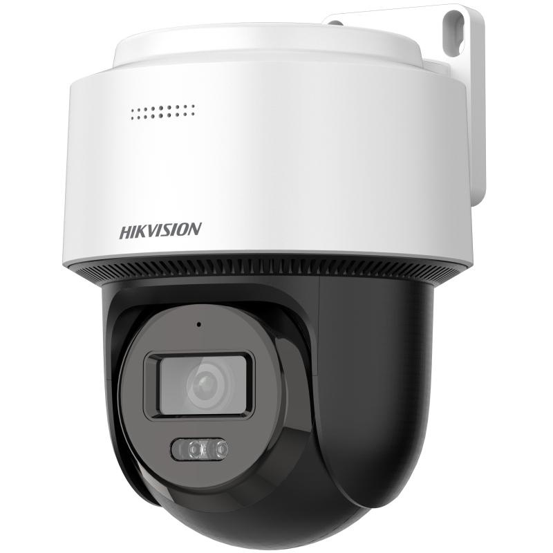 Camera de supraveghere IP PT Hikvision DS-2DE2C400MWG-E(2.8MM), lentila fixa: 2.8mm, iluminare: Color: 0.01 Lux @ (F2.0, AGC ON),B/W: 0.005 Lux @ (F2.0, AGC ON),0 Lux, IR: 30m, lumina alba: 30m, microfon si difuzor incorporat, slot card de memorie: