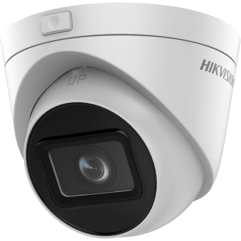 Camera de supraveghere IP Turret 2MP Hikvision DS-2CD1H23G0-IZ(2.8-12MM) (C), lentila varifocala: 2.8-12mm, iluminare min: Color: 0.005 Lux @(F1.6, AGC ON), B/W: 0 Lux cu IR: 30m, slot card de memorie: microSD maxim 256GB, alarma la evenimente: Motion