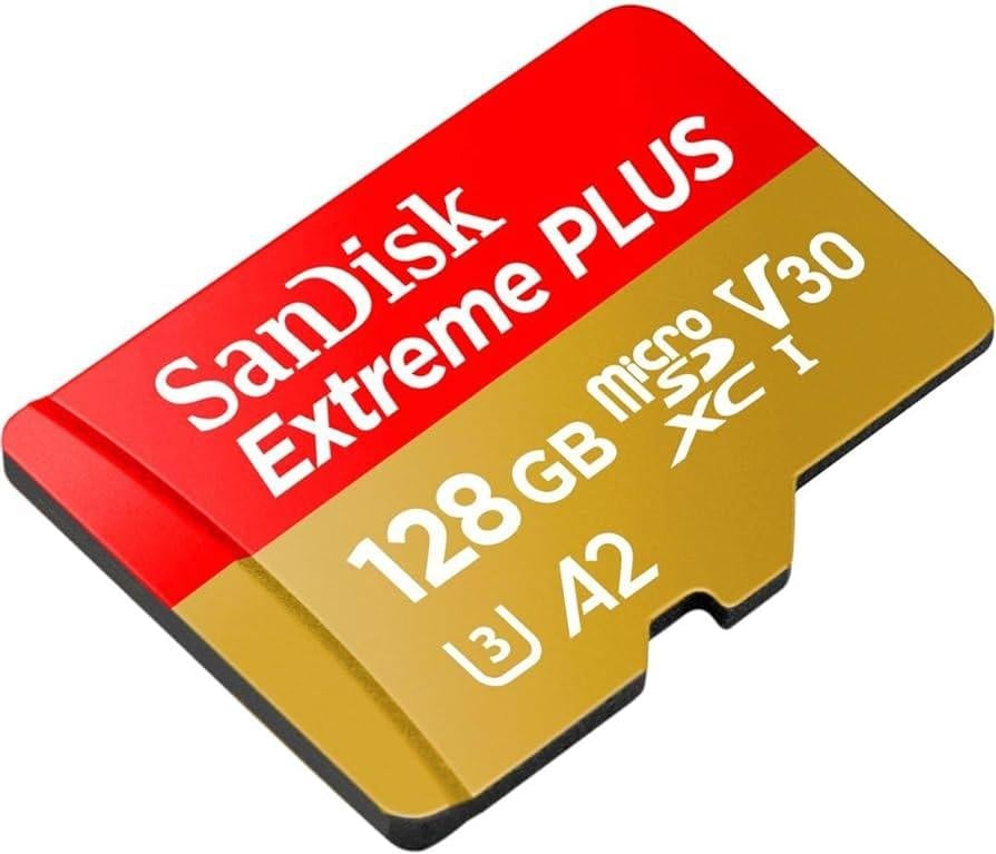 Card de Memorie Micro Secure Digital Card SanDisk Extreme PLUS, 128GB, Clasa 10, R/W speed: up to 100MB/s/ 90MB/s, include adaptor SD (pentru telefon)