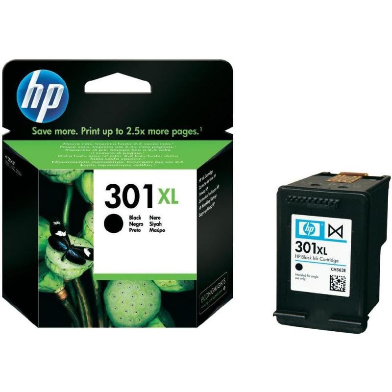 Cartus cerneala HP CH563EE, black, 8 ml, Deskjet 1000, Deskjet 1050A AIO ,Deskjet 1510 AIO, Deskjet 2000, Deskjet 2050, Deskjet 2050A AIO, Deskjet2054A, Deskjet 3000, Deskjet 3050A AIO, Deskjet 3054A AIO ,NR.301XL