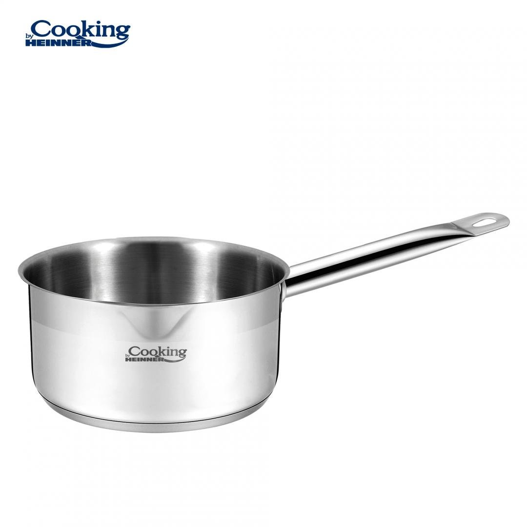 CASEROLA INOX 20X10 CM, 3 L, MAESTRO, COOKING BY HEINNER