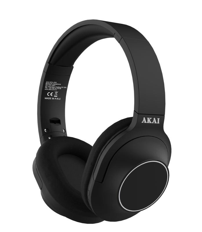 Casti Akai BTH-P23, bluetooth, negru - 1 | YEO