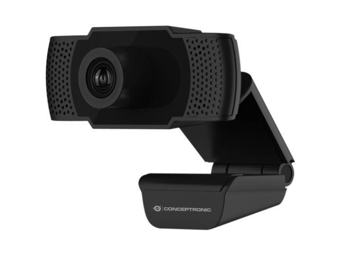 CONCEPTRONIC AMDIS01B 1080P Full HD Webcam with Microphone, 80 x 33 x 91 mm - 2 | YEO