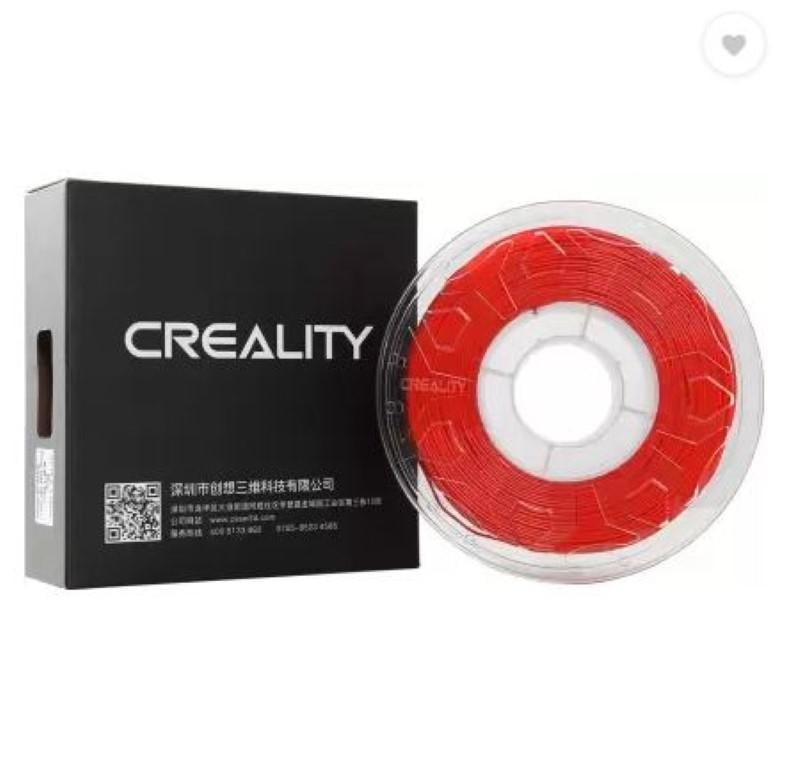 CREALITY CR PLA 3D Printer Filament, fluorescent red, 1KG, Printing temperature: 190-220, Filament diameter: 1.75mm, Tensile strength: 60MPa, Size of filament wheel: Diameter 200mm, height 66mm, hole diameter 56mm. Utilizare: pana la 6 luni de la - 1 | YEO