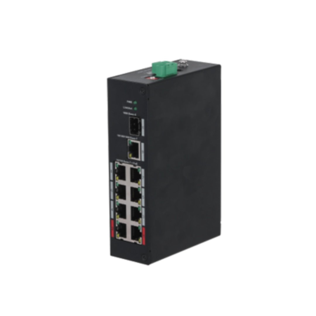 Dahua Switch 8 porturi, POE, PFS3110-8ET-96-V2, Standarde retea: IEEE802.3/IEEE802.3u/IEEE802.3X/IEEE 802.3ab/IEEE802.3z, Capacitate de comutare: 7.6 Gbps, Rata de transfer: 4.17 Mpps, Porturi POE: 1,2,4,5 (V+) / 3,6,7,8 (V-), distanta POE: 250m,