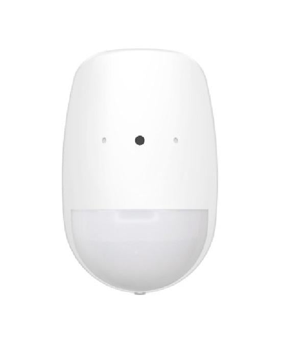 Detector PIR wireless Hikvision DS-PDPG12P-EG2-WE, frecventa de operare: 868MHz, Tri-X Wireless, raza dedetectie: 12M, unghi detectie: 85.9°, viteze detectie: 0.3 to 2 m/s,imunitate la animale pana la 30 kg, tamper fata si spate,complet configurabil la