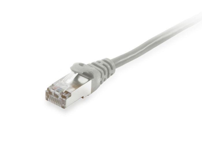 EQUIP 605501 Cat.6 S/FTP Patch Cable, 2.0m , Grey, 8.34x11.68x2000mm - 1 | YEO