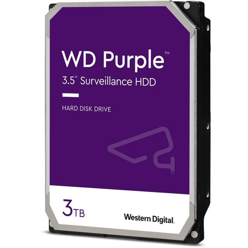 HDD intern WD , Purple 3TB 64MB 5400RPM SATA III