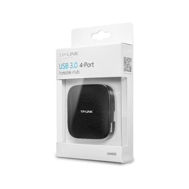 Hub USB TP-Link UH400, 4 porturi USB 3.0, negru - 1 | YEO