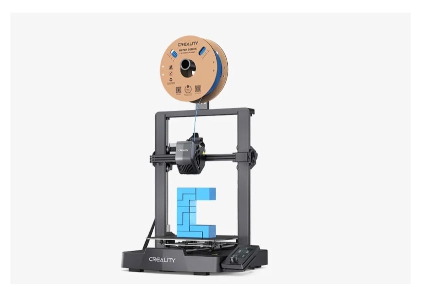 Imprimanta 3D Creality ENDER-3 V3 SE, Precizie +/-0.1mm, Diametru filament: 1.75mm, tip filament compatibil:PLA/PETG/TPU, temperatura duza:260 C, duza: :0.4mm, Format: STL/OBJ/AMF,Viteza printare max: 250mm/s, Display 3.2