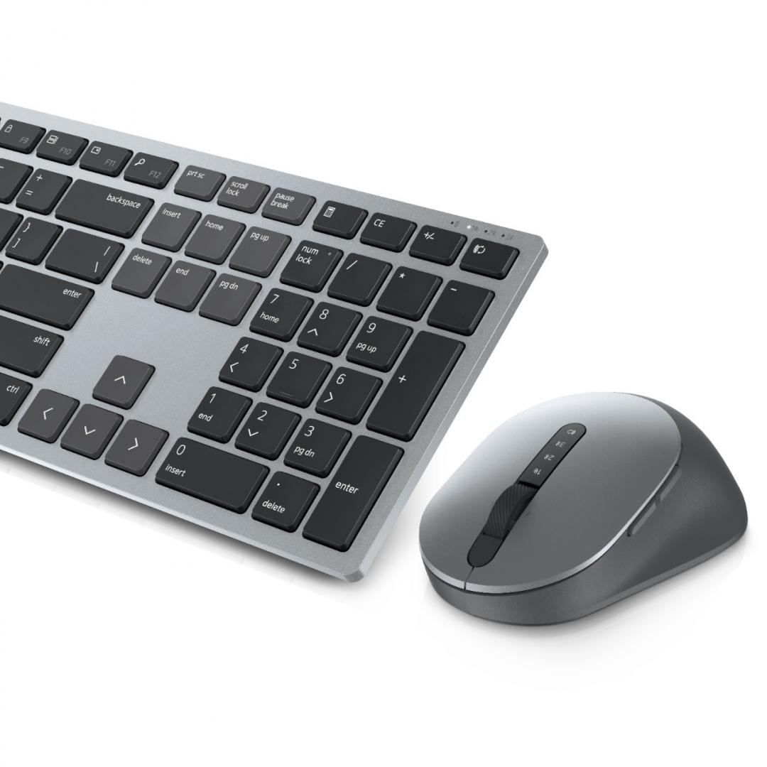 Kit tastatura si mouse Dell Premier Multi-Device KM7321W, wireless, negru - 1 | YEO