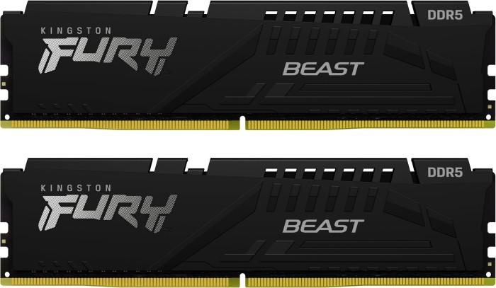 Memorie RAM Kingston 16GB DDR5 6000MHz CL30 Dual Channel Kit FURY Beast - 2 | YEO