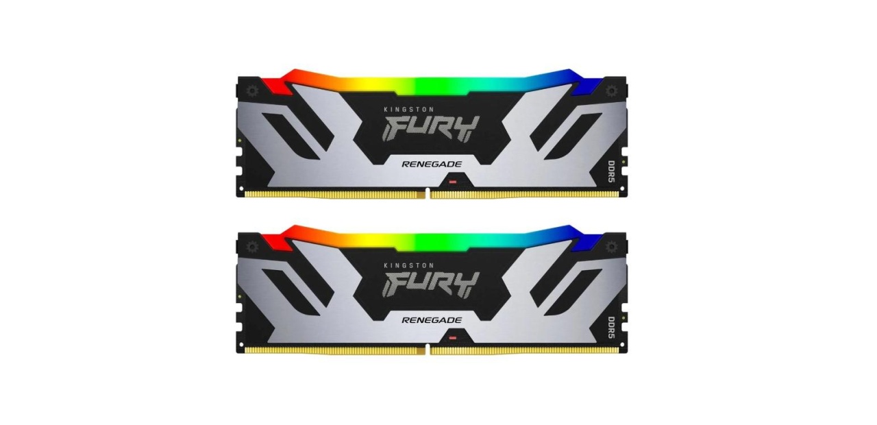 Memorie RAM Kingston, DIMM, DDR5, 32GB, 6800MHz, CL36, 1.35V, FURY Renegade RGB, Kit of 2