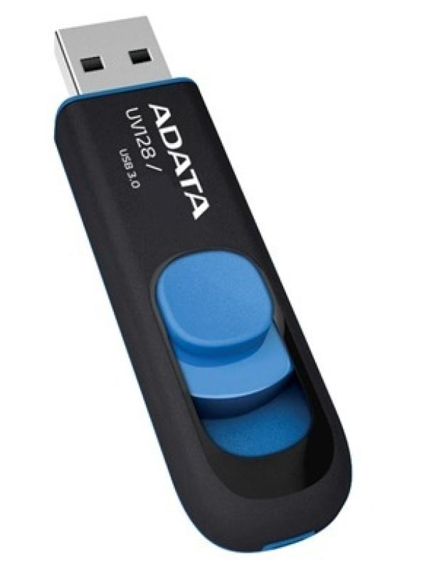 Memorie USB Flash Drive Adata AUV128-64G-RBE, 64GB, USB 3.2, negru - 1 | YEO