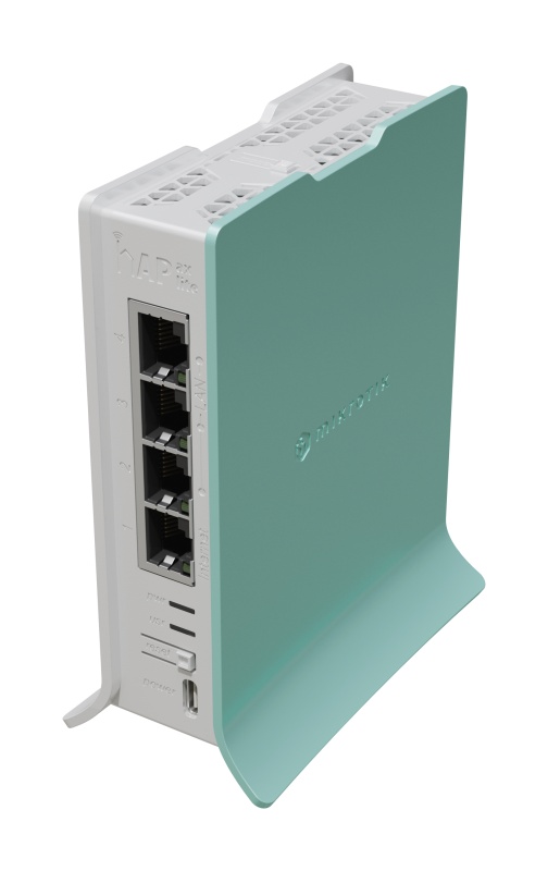 Mikrotik L41G-2AXD HAP AX LITE Gigabit wireless router, Procesor: IPQ-5010, 800 MHz Dual core, Router OS 4, 256MB RAM, storage: 128MB, viteza wireless: 2.4Ghz 574 Mbit/s, AX600, Interfata: 4 x 10/100/1000 . - 3 | YEO