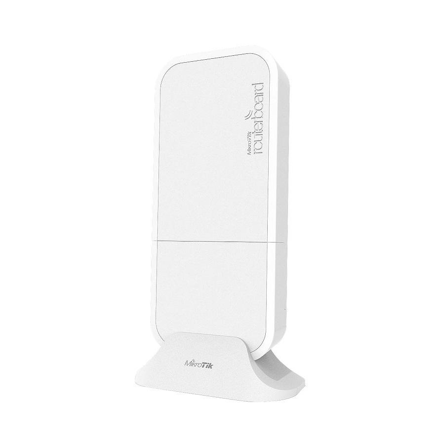 Mikrotik wAP R weatherproof 2.4Ghz wireless access point with a miniPCI-e slot, RBWAPR-2ND, 1* 10/100 Ethernet ports, 1* CPU core count, CPUnominal frequency: 650 MHz, RAM: 64 MB, Flash Storage: 16 MB, PoE in:Passive, 2* Wireless 2.4 GHz number of