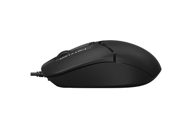 Mouse A4tech FM12 Black, cu fir, negru - 1 | YEO