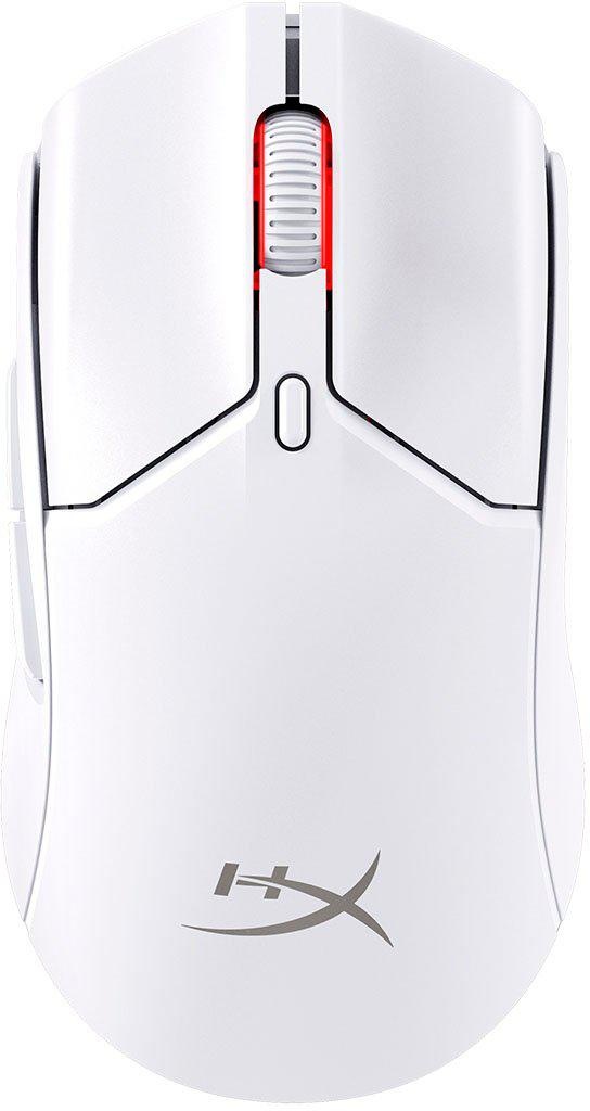 Mouse HyperX Pulsefire Haste Core 2 Wireless, rezolutie maxima 12000 DPI, conectivitate 2.4GHz Wireless / Bluetooth 5.2, polling rate pana la 1000 Hz, durata de viata baterie pana la 100 de ore in modul 2.4GHz highspeed, si pana la 200 de ore in modul