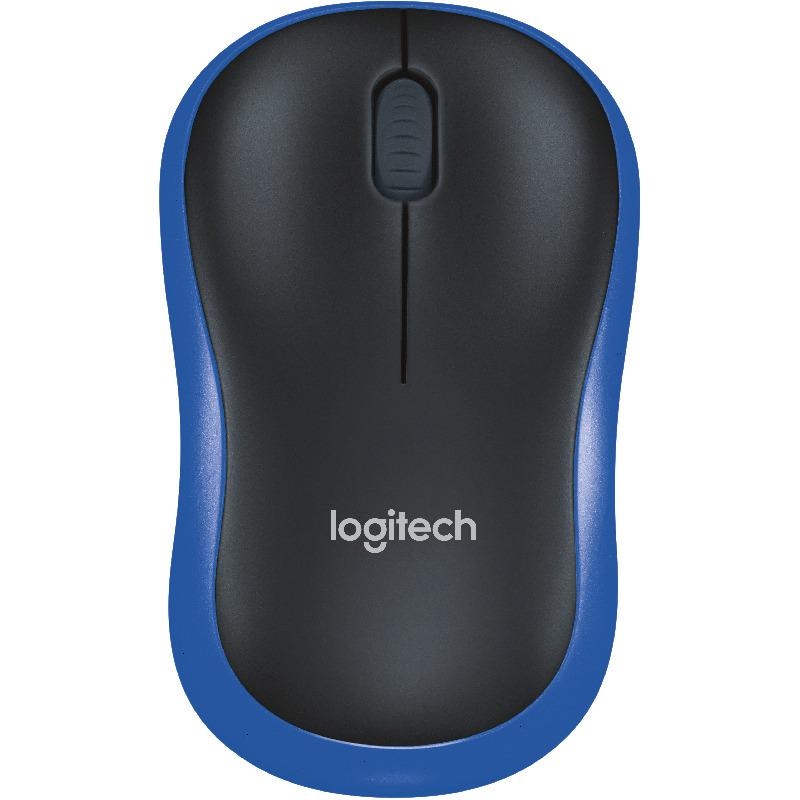 Mouse Logitech M185 Wireless, 1000 DPI, albastru - 1 | YEO