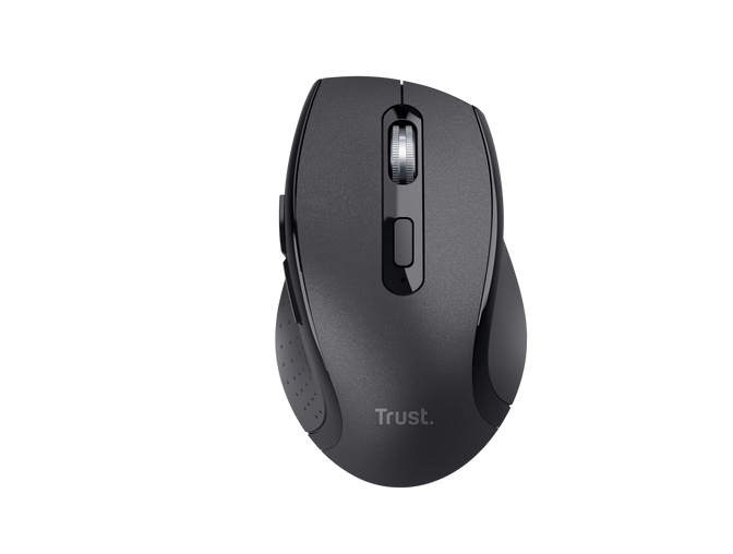 Mouse wireless Trust Sura, senzor optic, rezolutie maxima 1600 DPI, negru