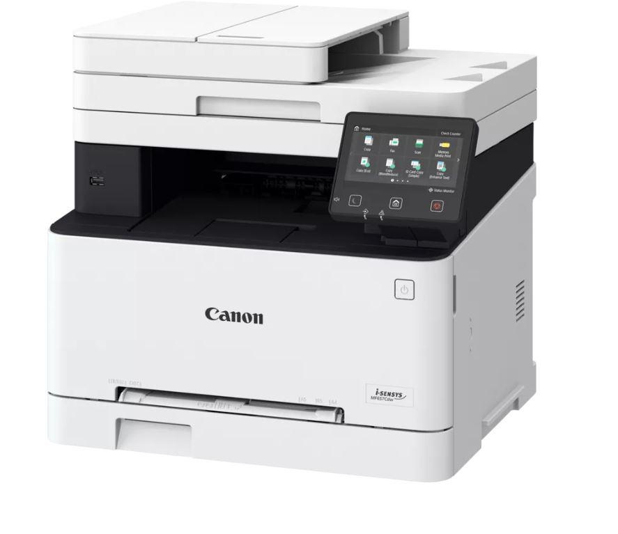 Multifunctional laser color Canon MF657Cdw, dimensiune A4 (Printare,Copiere, Scanare, Fax), viteza max 21ppm, duplex, rezolutie max1200x1200dpi, processor 800Mhz x 2, memorie 1 GB RAM, ADF 50 pagini ,alimentare cu hartie 250 coli, limbaj de printare: - 1 | YEO