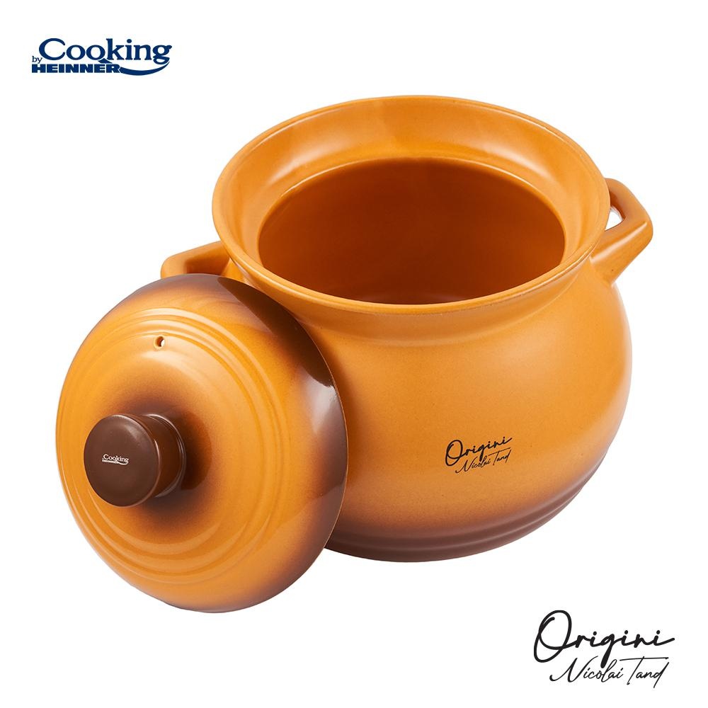 OALA CERAMICA CU CAPAC, 17x18 CM, 4.5 L, NICOLAI TAND, ORIGINI, COOKING BY HEINNER - 3 | YEO