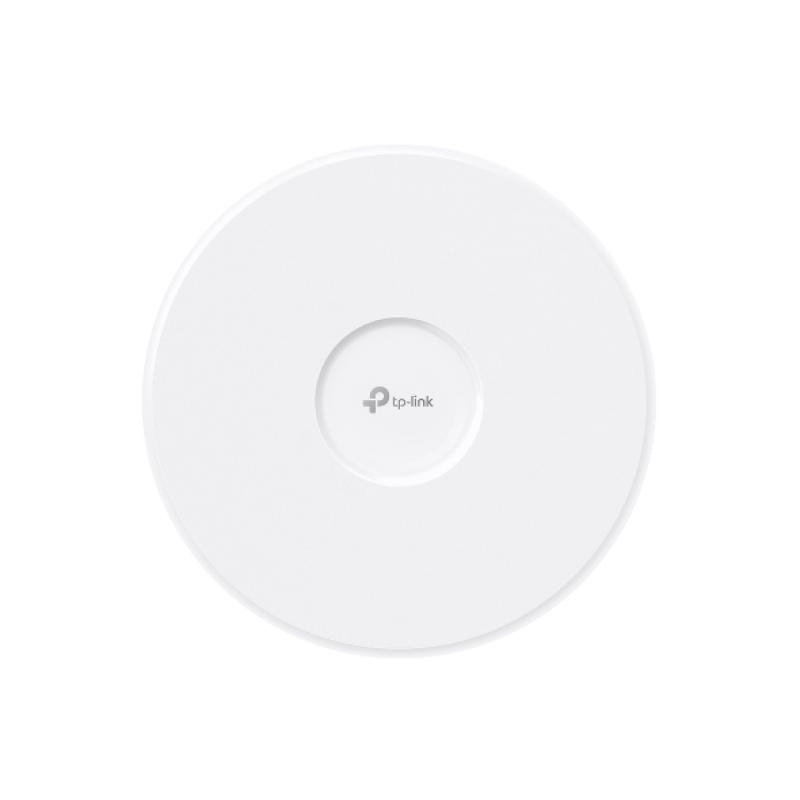 Omada BE3600 Ceiling Mount Tri-Band Wi-Fi 7 Access Point PORT: 1×2.5G RJ45 Port SPEED:688 Mbps at 2.4 GHz + 2882 Mbps at 5 GHz FEATURE: 802.3 at POE + and 12V DC (Power Adapter is not included), 4 ×Internal Antennas, MU-MIMO, Seamless Roaming, Band